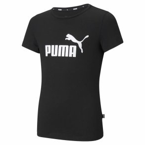 Brne Kortrmet T-shirt Puma Ess Logo G Sort