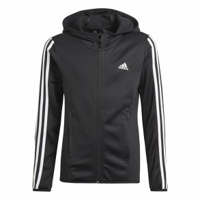 Sweatshirt med htte til piger Adidas Designed to Move Sort