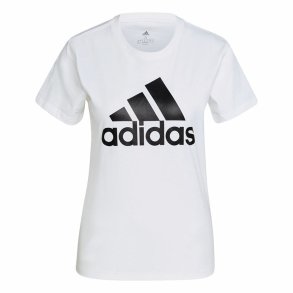 Kortrmet T-shirt til Kvinder Adidas GL0649 Hvid (XS)