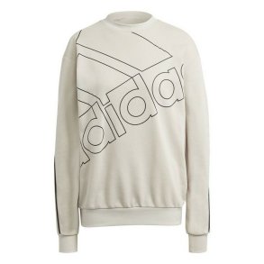 Sweaters uden H�tte til Kvinder Adidas Giant Logo Beige