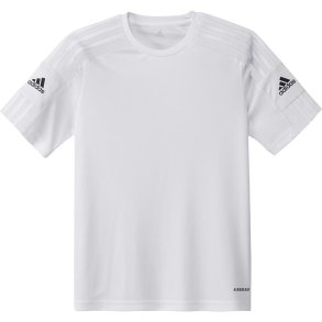 Kort�rmet fodboldtr�je til b�rn Adidas Squad 21 Y Hvid