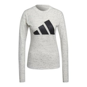 Kvinde Lang�rmet T-Shirt Adidas Icons Winners 2.0 Hvid