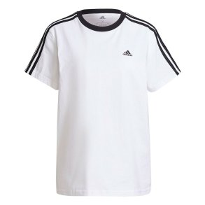 Kortrmet T-shirt til Mnd Adidas Hvid