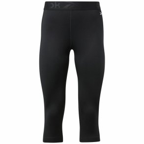 Sport leggins til kvinder Reebok Capri Night Sort