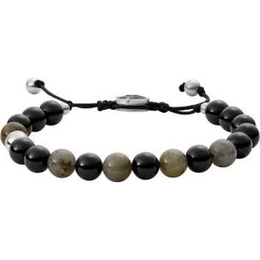 Armbnd til mnd Diesel BEADS Rustfrit stl