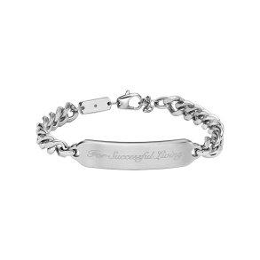 Armbnd til mnd Diesel DX1405040 Slvfarvet