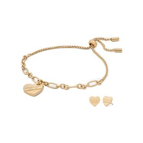 St med armbnd og reringe Michael Kors OUTLET SPECIAL PACK BRACELET + EARRINGS Gylden