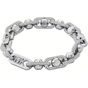 Armbnd til mnd Michael Kors ASTOR LINK Rustfrit stl Slvfarvet