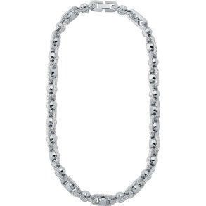 Halskde til kvinder Michael Kors ASTOR LINK Slvfarvet