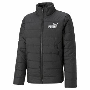 Sportsjakke til brn Puma Essentials Padded Sort