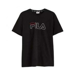 Kort�rmet T-shirt til M�nd Fila FAM0225 80010 Sort