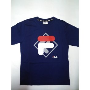 B�rne Kort�rmet T-shirt Fila FAT0340 50001 Marinebl�
