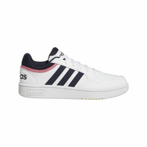 Kvinde Casual Sneakers Adidas Hoops 3.0 Low Classic Hvid