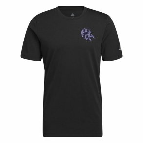 Kort�rmet T-shirt til M�nd Adidas Avatar James Harden Graphic Sort