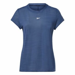 Kort�rmet T-shirt til Kvinder Reebok Workout Ready M�rkebl�