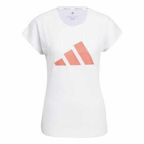 Kort�rmet T-shirt til Kvinder Adidas Training 3B Hvid