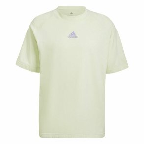 Kortrmet T-shirt til Mnd Adidas Essentials Brandlove Gul