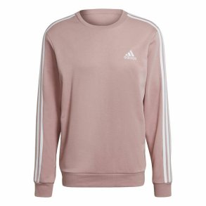 Sweaters uden H�tte til M�nd Adidas Essentials French Terry 3 Stripes Pink