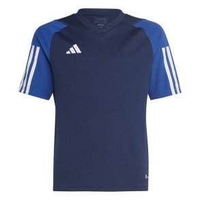 Kort�rmet fodboldtr�je til b�rn Adidas HK7639 Bl� (7-8 �r)