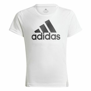 Brne Kortrmet T-shirt Adidas Designed To Move Hvid