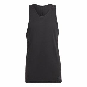 T-shirt til Mnd uden rmer Adidas Base Sort