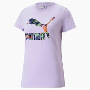 Kortrmet T-shirt til Kvinder Puma  Classics