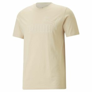Kort�rmet T-shirt Puma Essentials Elevated Beige Unisex