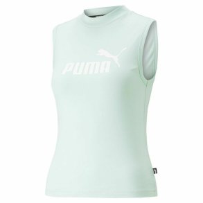 T-shirt til Damer uden rmer Puma Slim Logo Tank Akvamarin