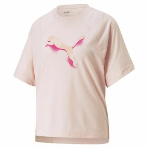 Kort�rmet T-shirt til Kvinder Puma Modernoversi Pink