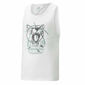 Basketballstrje Puma Tank B Hvid