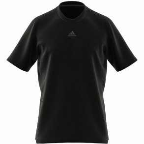 Kort�rmet T-shirt til M�nd Adidas Aeroready Sort