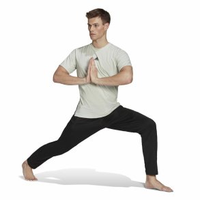 Kortrmet T-shirt til Mnd Adidas Aeroready