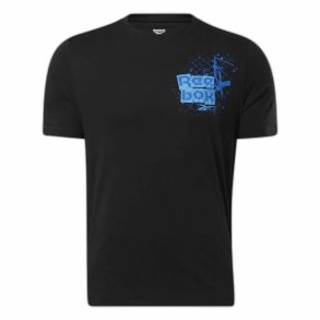 Kortrmet T-shirt til Mnd Reebok Graphic Series Sort