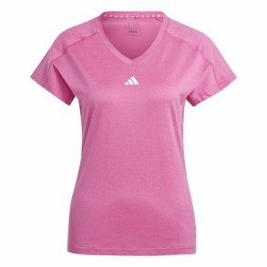 Kortrmet T-shirt til Kvinder Adidas Essentials Pink Syren