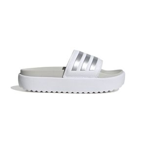 Klipklappere til damer Adidas Adilette Platform Hvid