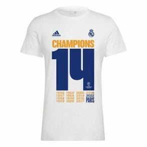 Kortrmet fodboldtrje til mnd Adidas Real Madrid Champions 2022