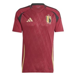 Kort�rmet fodboldtr�je til m�nd Adidas Belgium 24/25 Home