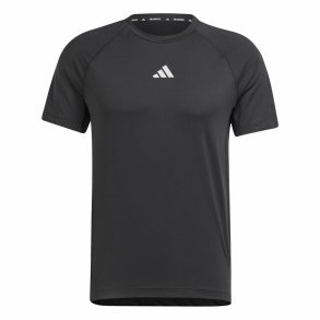 Kortrmet T-shirt til Mnd Adidas Essentials Gym+ Sort