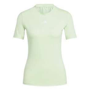 Kortrmet T-shirt til Kvinder Adidas Essentials Techfit Train Limegrn Lysegrn
