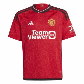 Kortrmet fodboldtrje til brn Adidas Manchester (7-8 r)