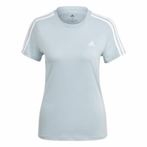 Kortrmet T-shirt til Kvinder Adidas 3S (S)