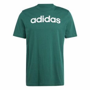 Kortrmet T-shirt til Mnd Adidas Linear Sj Oliven S