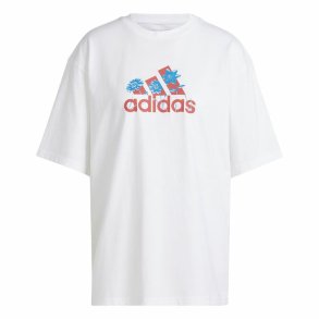 Kortrmet T-shirt til Kvinder Adidas Flower Badge of Sports Gt