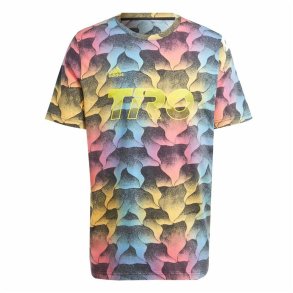 Kortrmet T-shirt til Mnd Adidas Ss Tiro Sumer Indigo