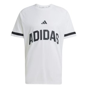 Kort�rmet T-shirt til M�nd Adidas Us Sport Hvid