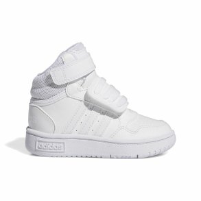 Sportssko til baby Adidas Hoops Mid 3.0 Hvid