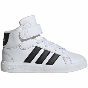 Sportssko til brn Adidas Grand Court Mid Hvid