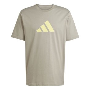 Kort�rmet T-shirt til M�nd Adidas Future Icons 3stripes Beige Lys brun