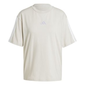 Kort�rmet T-shirt til Kvinder Adidas Beige