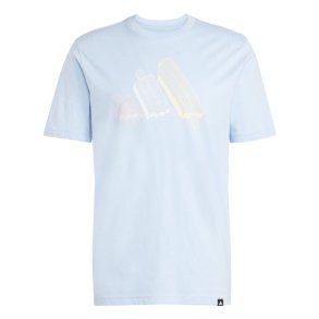 Kort�rmet T-shirt til M�nd Adidas Ice Lysebl�